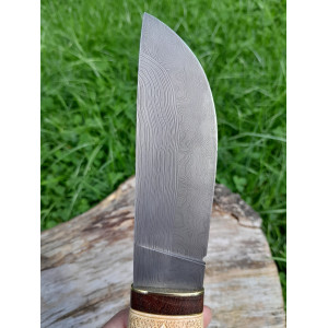 JORMUNGANDR преміальний ніж ручної роботи - Дамаск 360 шарів, Обух: У9+20ХН3А 28 шарів 58-60 HRC . Photo 2